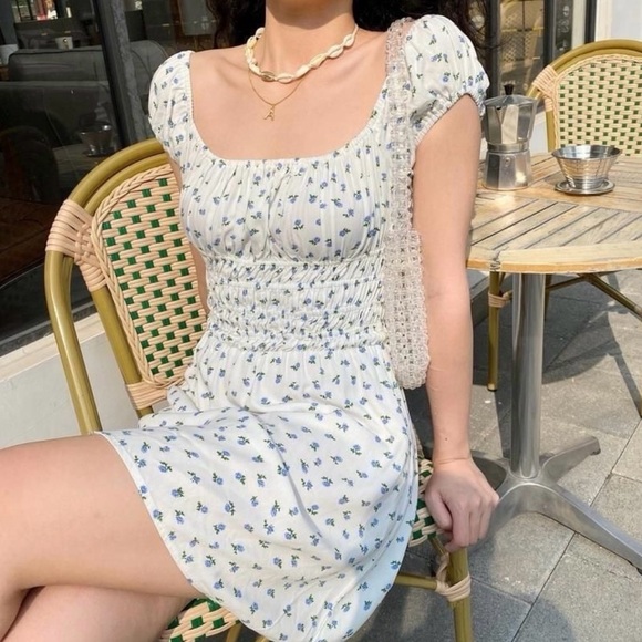 With Jean Marseille Dress Floral Sundress - Picture 5 of 7